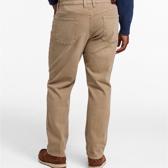L.L. Bean Men's Straight Fit Khaki Jeans size 38 - Picture 2 of 8